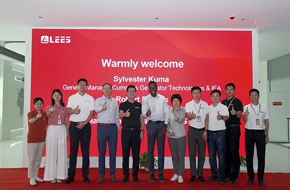 Joining Hands for a New Chapter  Cummins Generator Technologies Global President Mr. Sylvester Kuma and Delegation Visit LEES Power's New Base